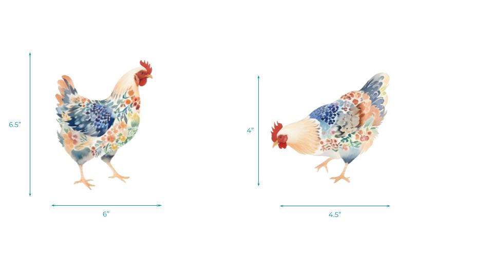 Charming Chicken - Decal set